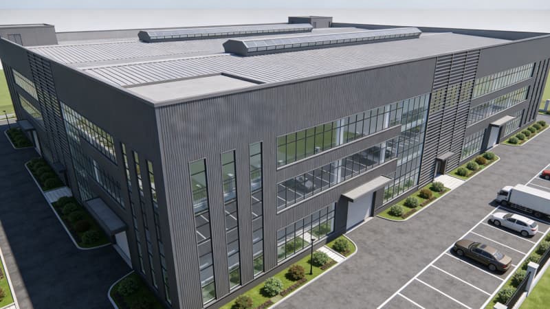 合肥6000㎡產(chǎn)研一體化廠房設計方案